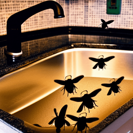 kitchen drain fly infestation