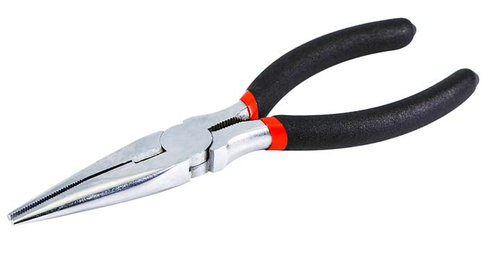 Image: long nosed pliers.