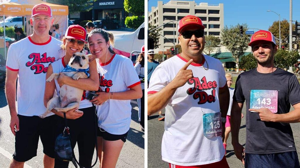 Adeedo! participates in 2019 Kickin Cancer 5k
