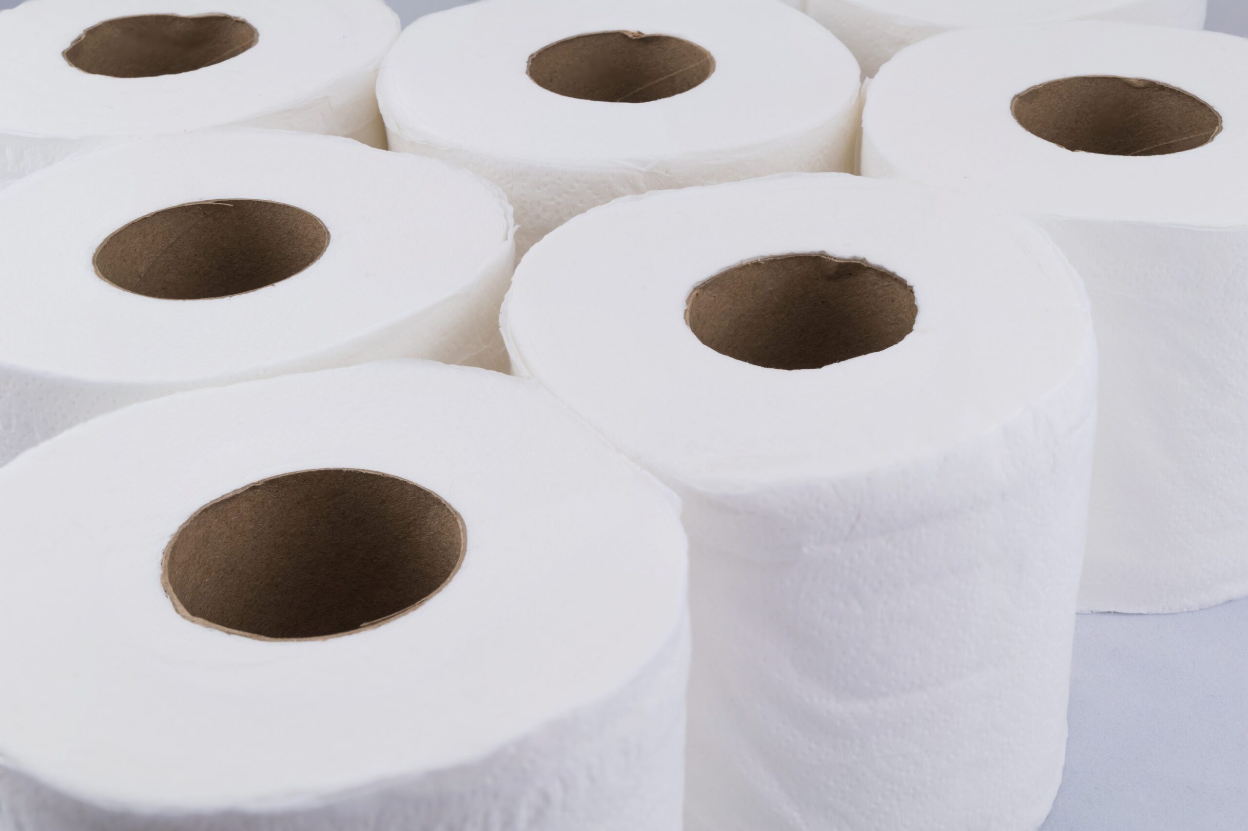 toilet paper in drains